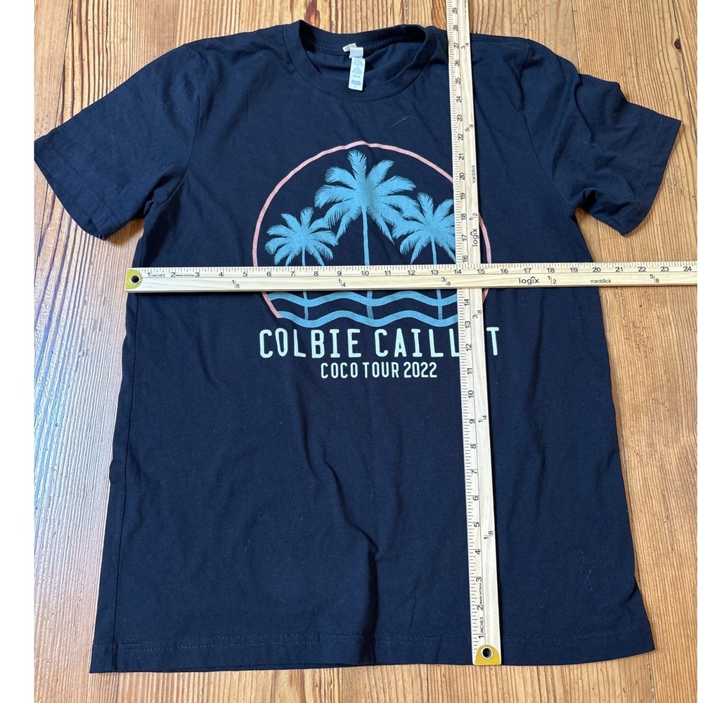 Colbie Caillat Coco Tour 2022 Women Navy Blue Graphic Band Tee SIZE L - Picture 4 of 5